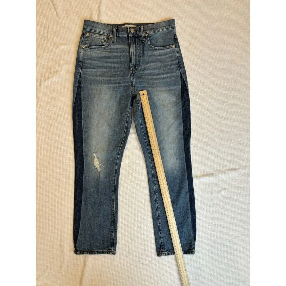 Madewell Jeans Women's Size 26 High Rise Slim Boy Jean Denim Blue Jeans Preppy